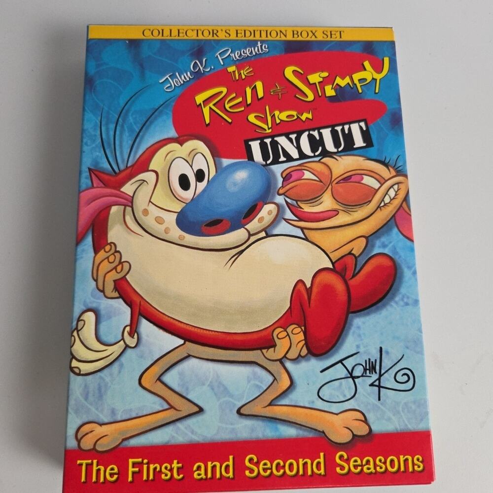 The Ren & Stimpy Show Uncut: Season 1 and 2 (DVD, Collector's Edition Box Set)